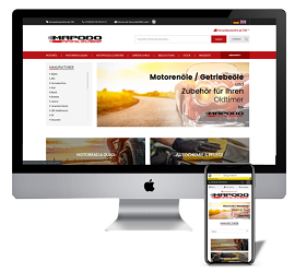 Ecommerce store for Automative oils